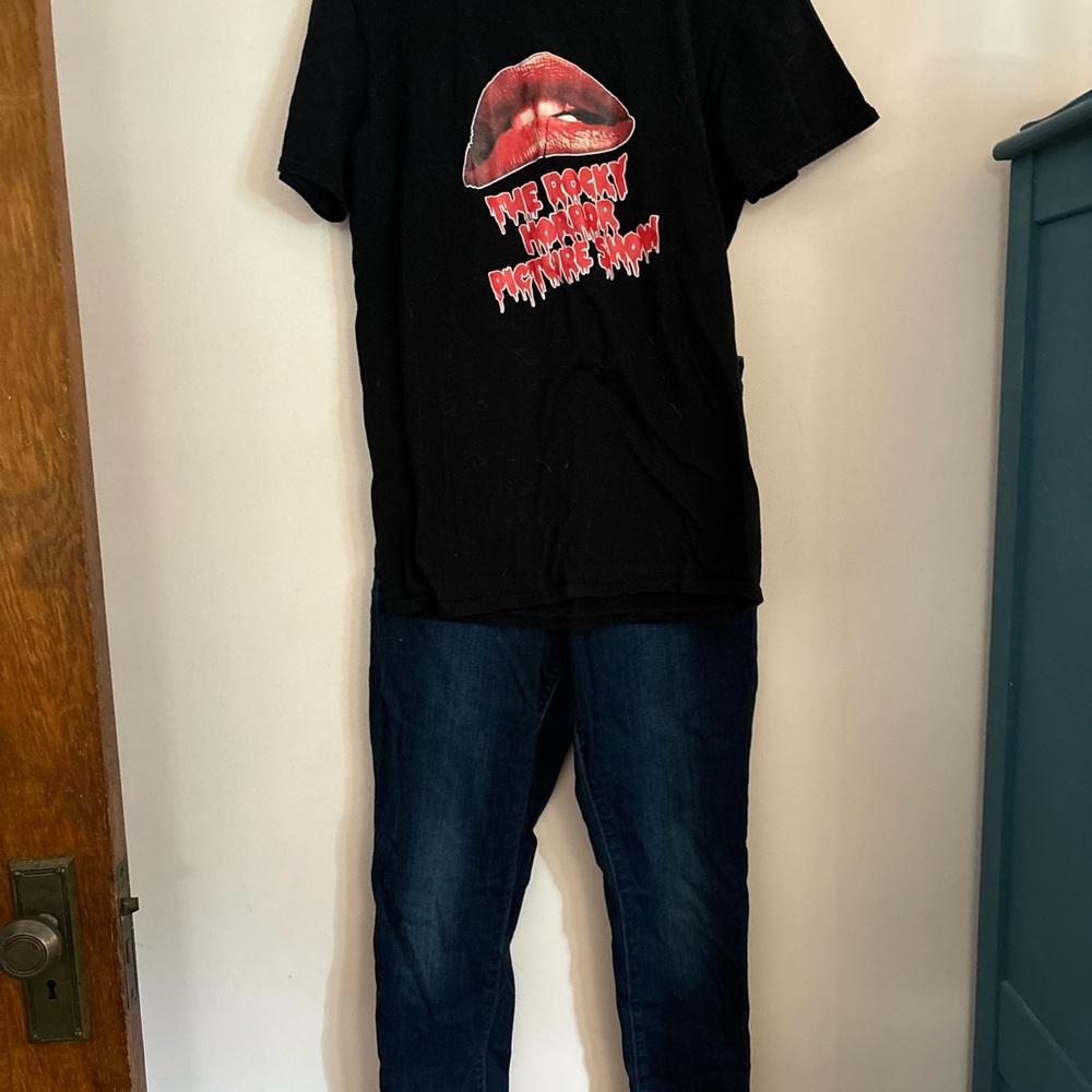 Outfit #9 Jeans and Tee- Lucky Brand Rocky Horror Picture Show